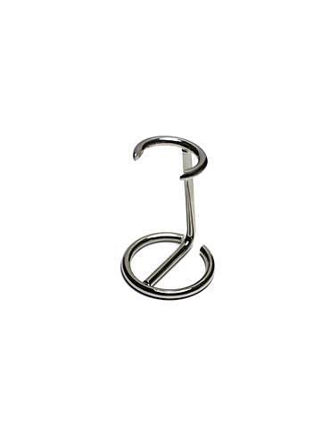 Taylor - Nickel shaving brush stand