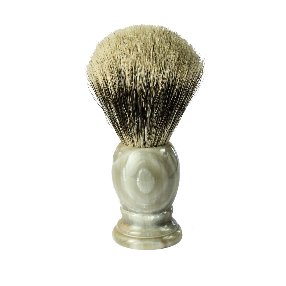 1Barber - Best Badger Shaving Brush - Horn - 21mm