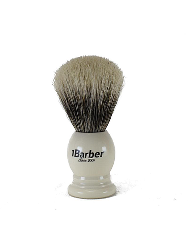 1Barber - Best Badger Shaving brush - Ivory - 21mm