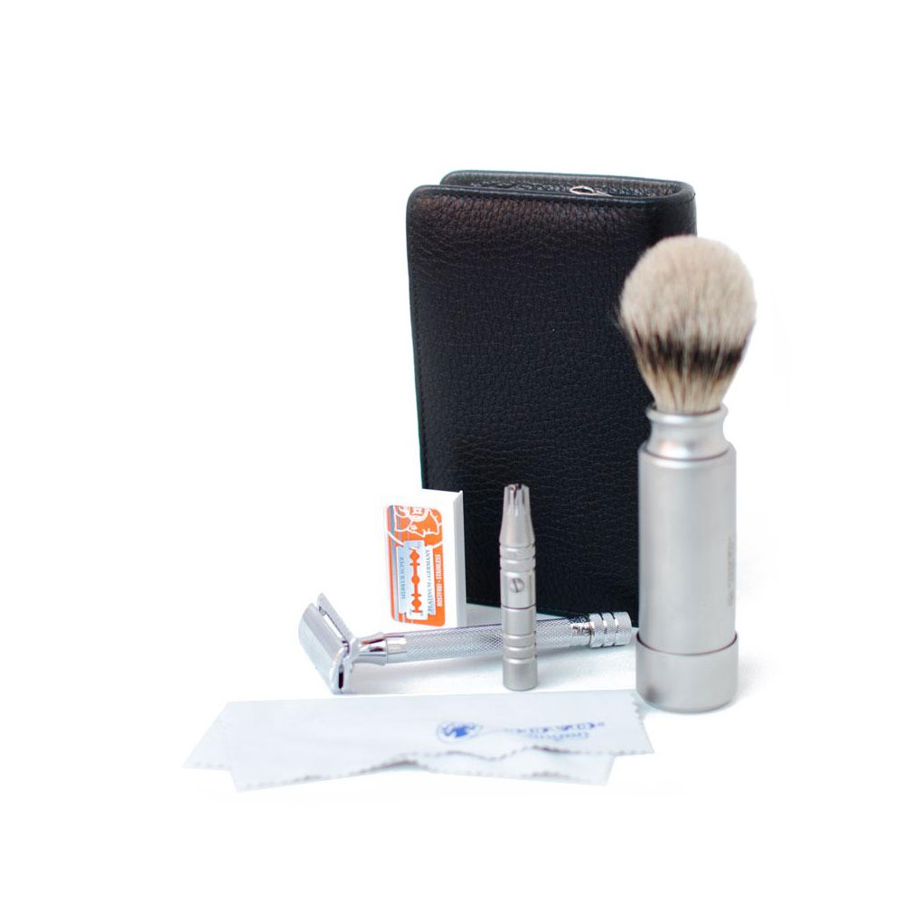 Dovo - Kit de voyage rasoir de sécurité