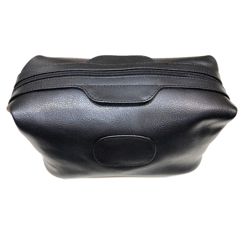 Trousse de toilette - Cuir Noir