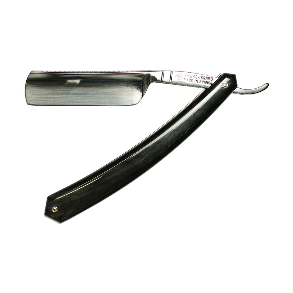Thiers-Issard - Rasoir droit 6/8 - Nez Rond - Corne Noire