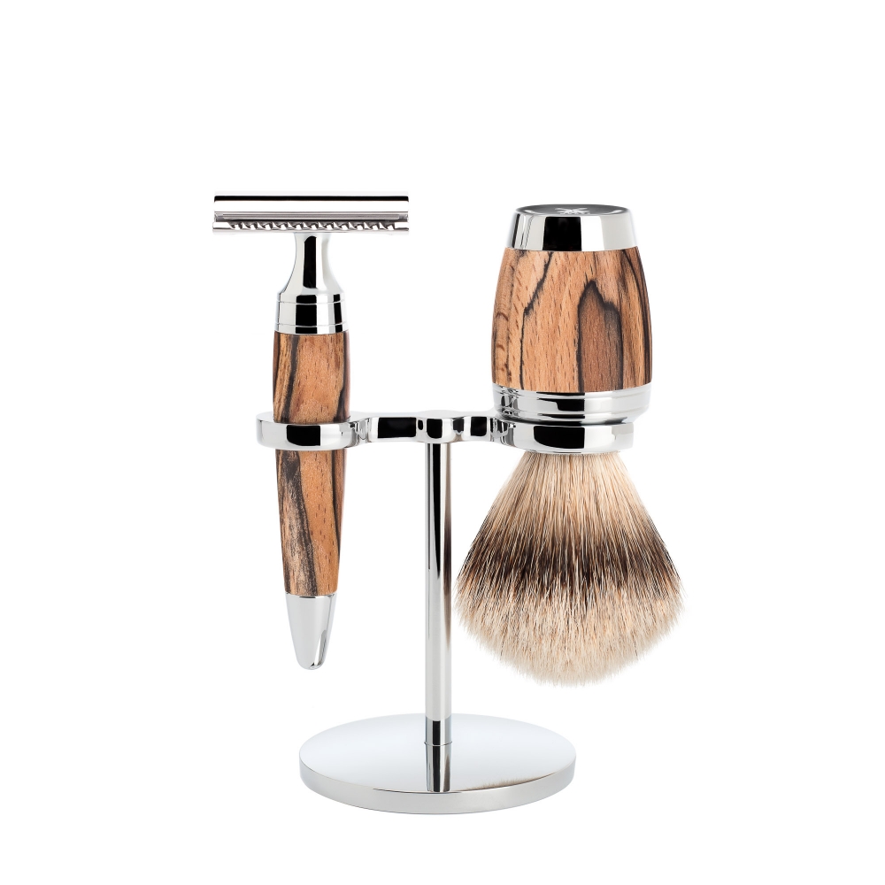  Muehle - Stylo - Set de rasage 3 pièces - Hêtre