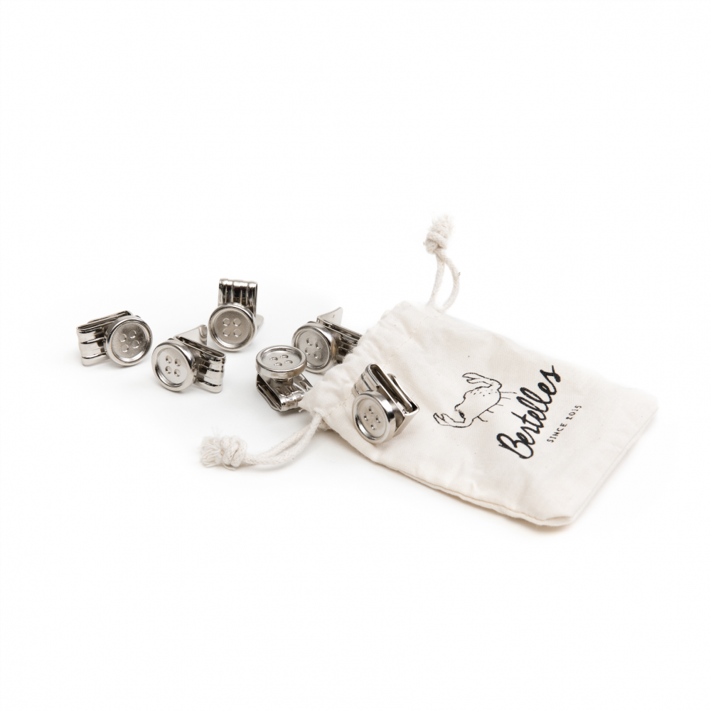 Bertelles - Set de 6 boutons clips pour Superior