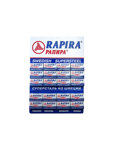 Rapira - Pack of Safety Razor Blades - SuperSteel - 100 blades