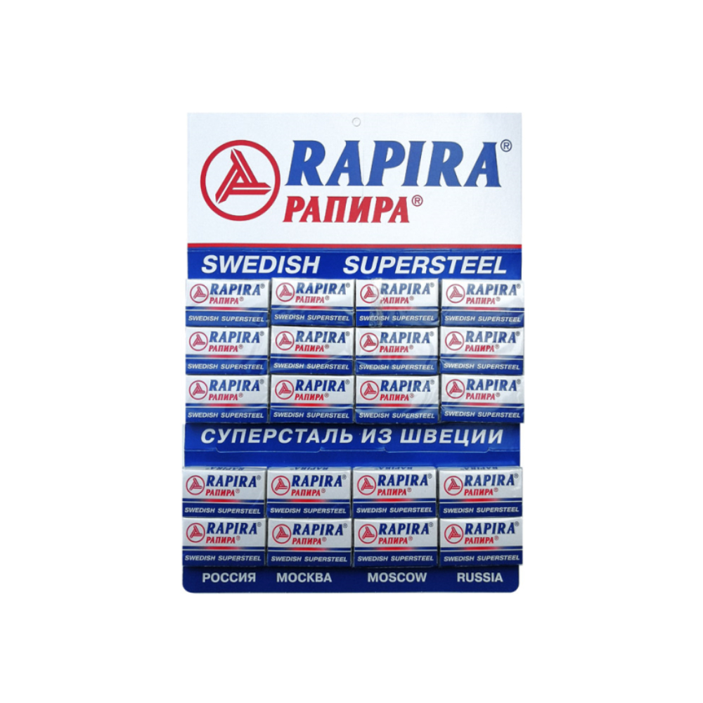 Rapira - Pack of Safety Razor Blades - SuperSteel - 100 blades