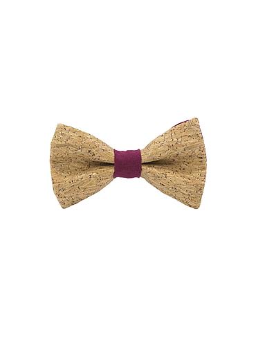 Jaggs - Cork bow tie "Merlot" - Bordeaux Ring