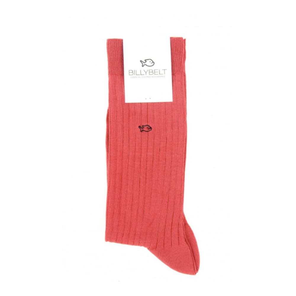 BillyBelt - Lisle thread socks - Pomegranate Red