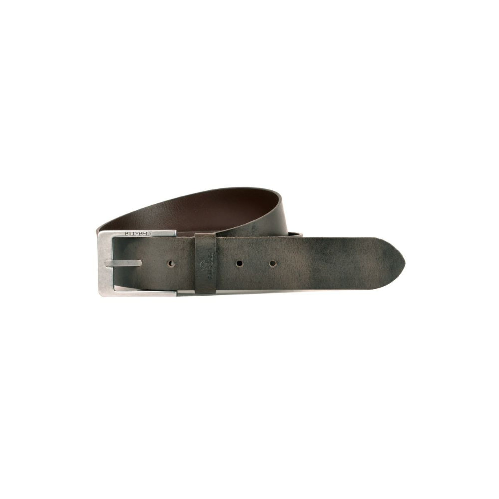 Billybelt - Leather belt - raw effect - Dark brown T 95