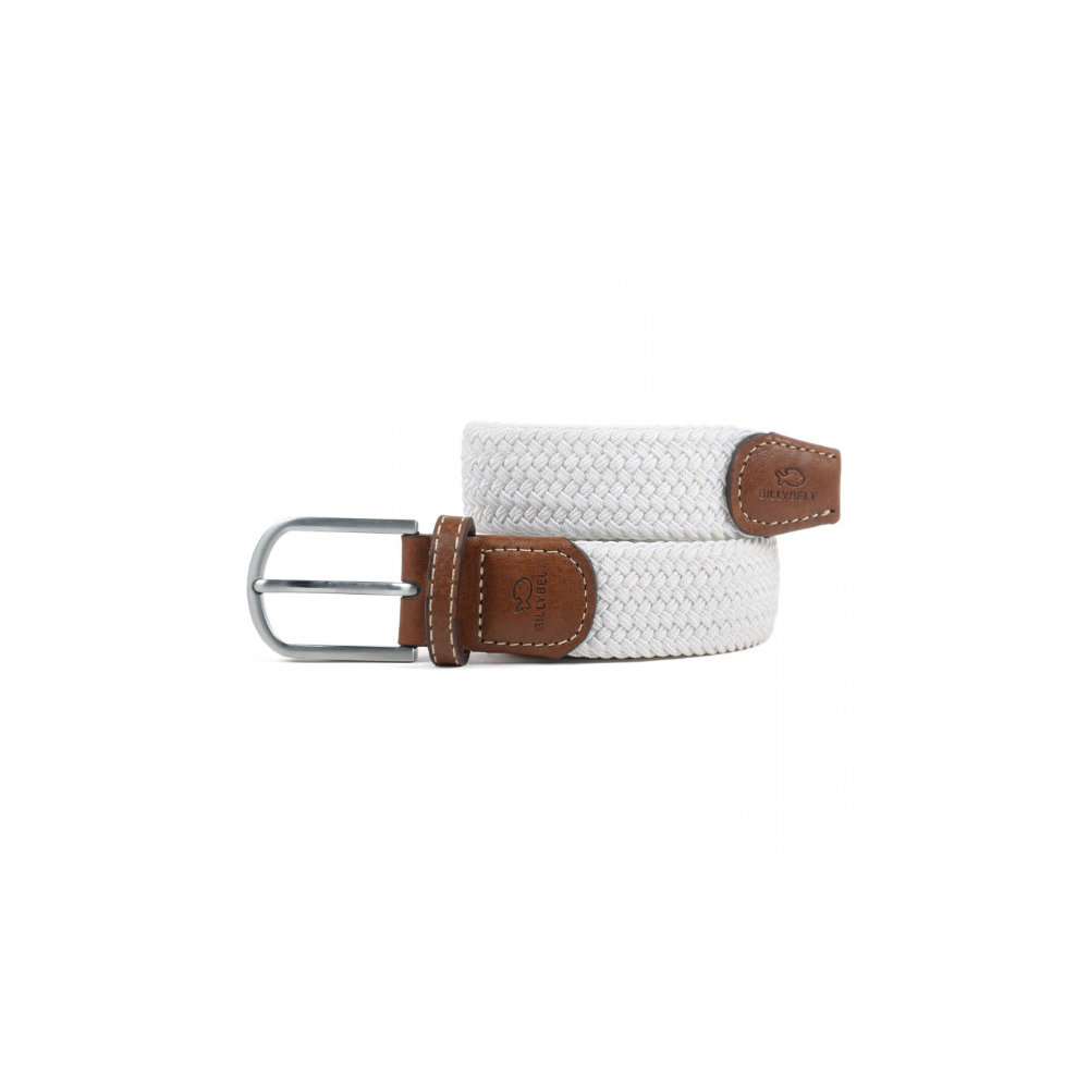 Billybelt - Ceinture tressée élastique - Blanc Coco - Taille 2