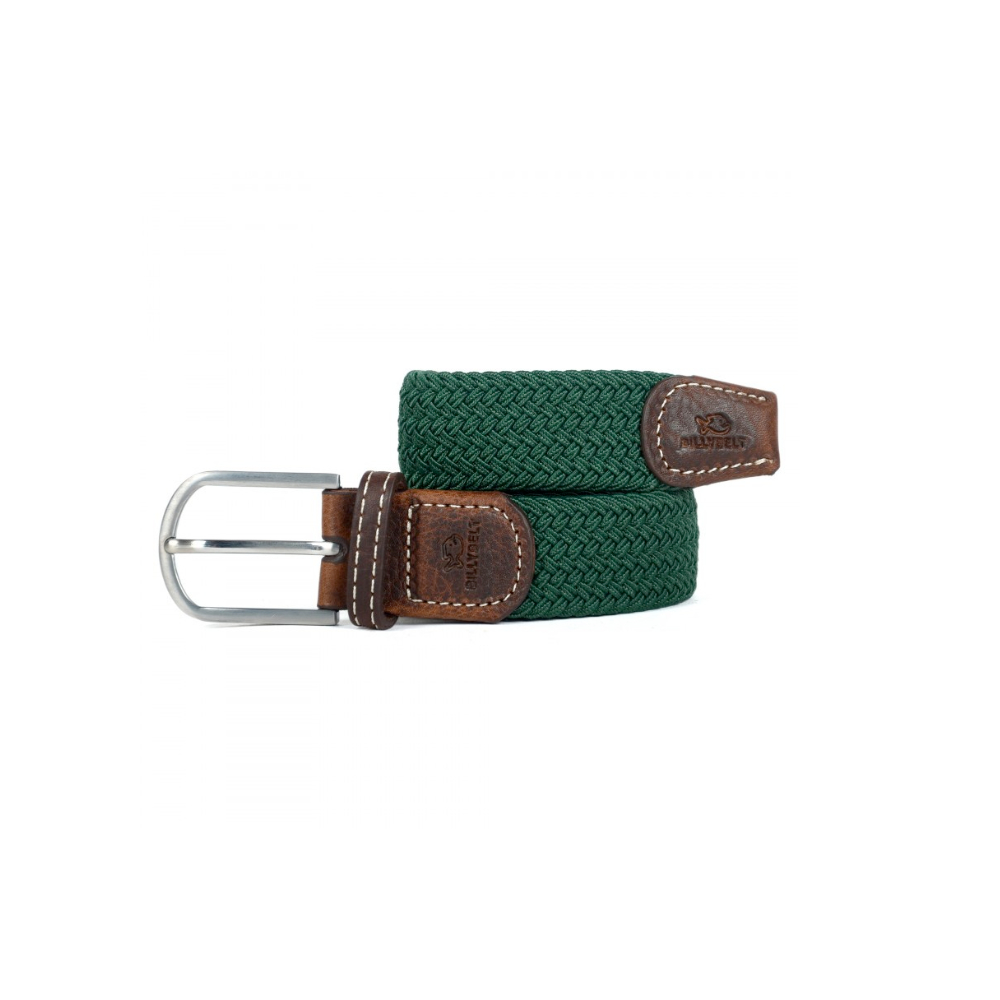 Billybelt - Elastic braided belt - Imperial Green - Size 1