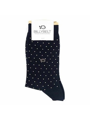 BillyBelt - Chaussettes en coton peigné Square - Noir