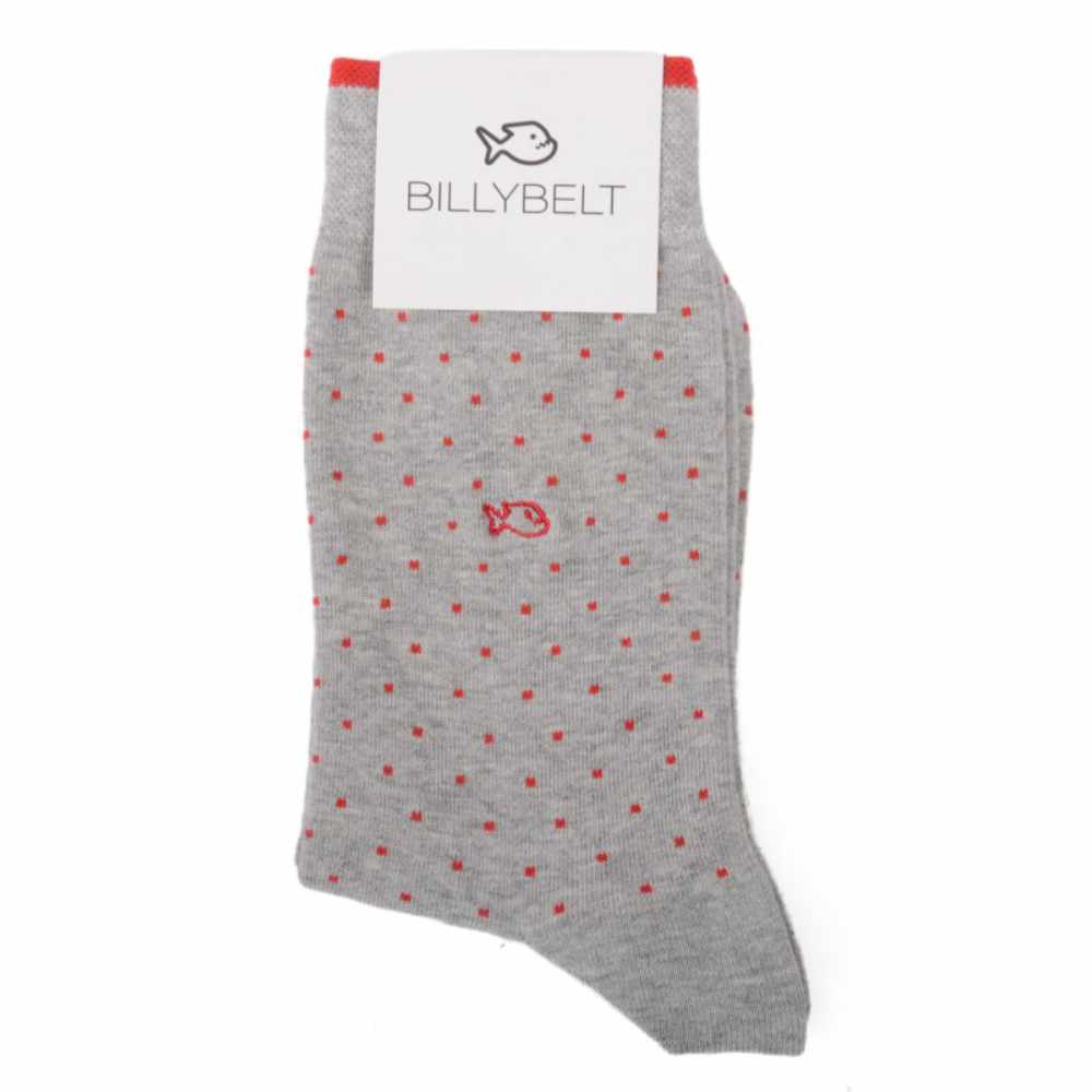 BillyBelt - Combed cotton socks - Light Grey