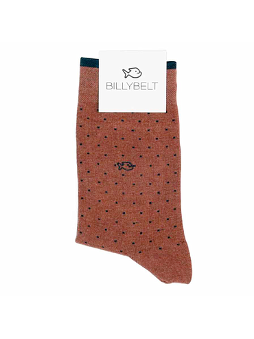 BillyBelt - Chaussettes en coton peigné Square - Muscade