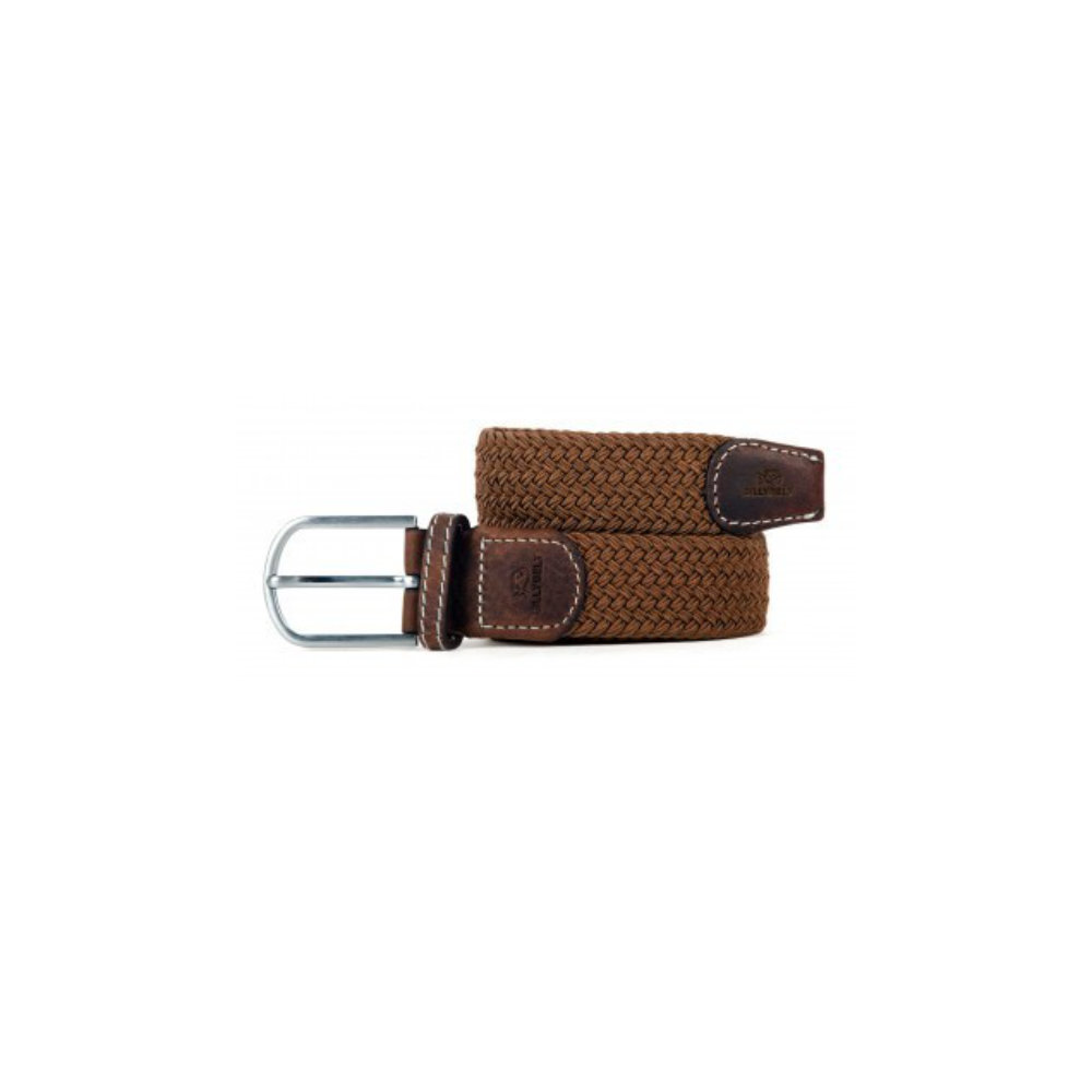Billybelt - Ceinture tressée élastique - Marron Camel - Taille 0