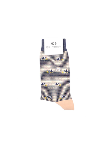 BillyBelt - Chaussettes coton unie - Plage Bretagne
