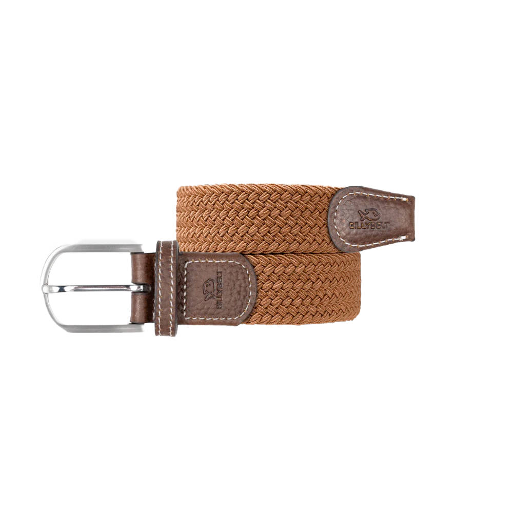 Billybelt - Elastic braided belt - Caramel - Size 1
