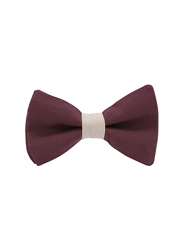 Jaggs - Bow tie "Dallas" - raspberry pink bow tie - Coral ring