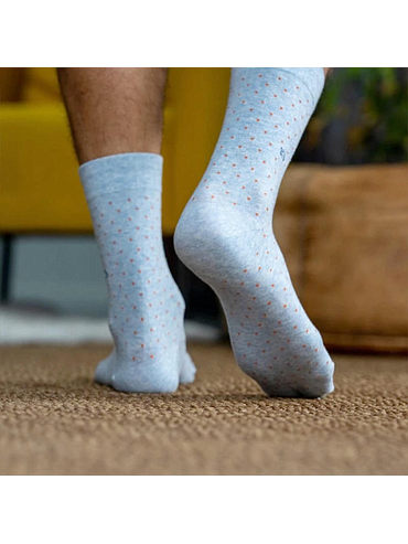 BillyBelt - Chaussettes en coton peigné Square - Yeti