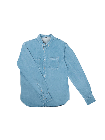 BillyBelt - Chemise en denim délavé - 7,5 oz - Medium