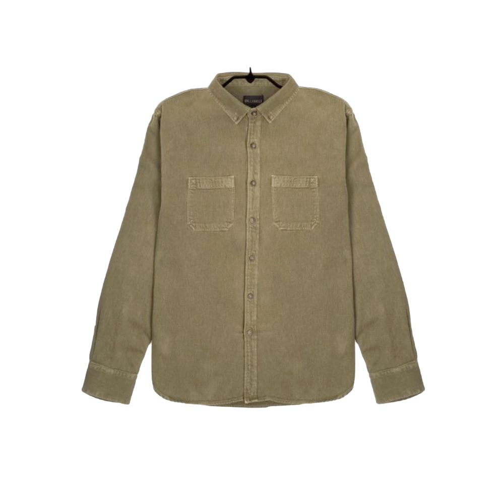 BillyBelt - Kaki denim shirt - 7,5 oz - Small