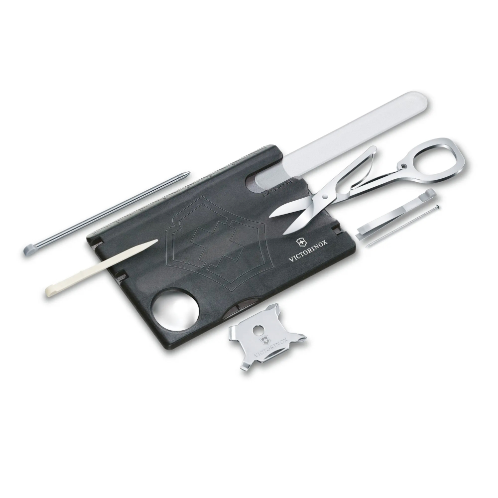 Victorinox - Swiss Card Nailcare - Transparent Black