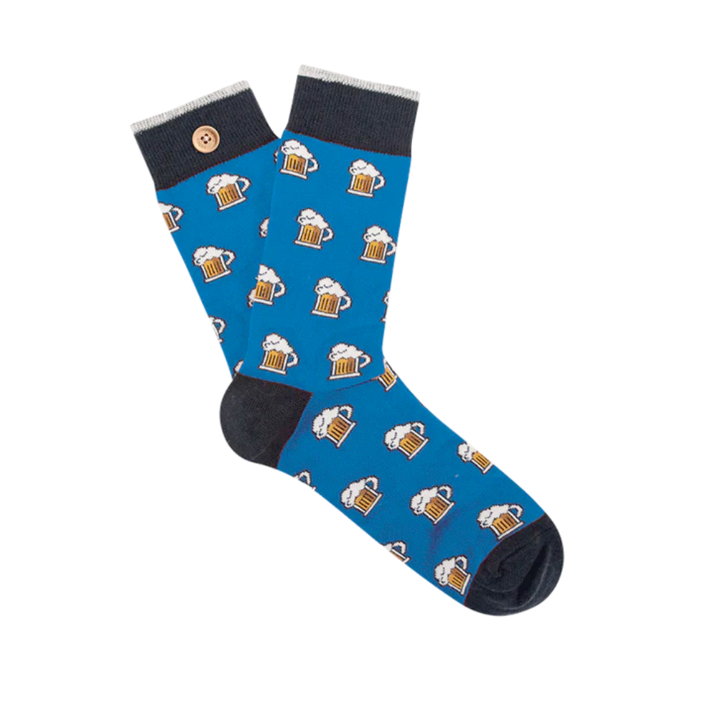 Cabaia - Chaussettes - Leopold et Zoé - Bleu