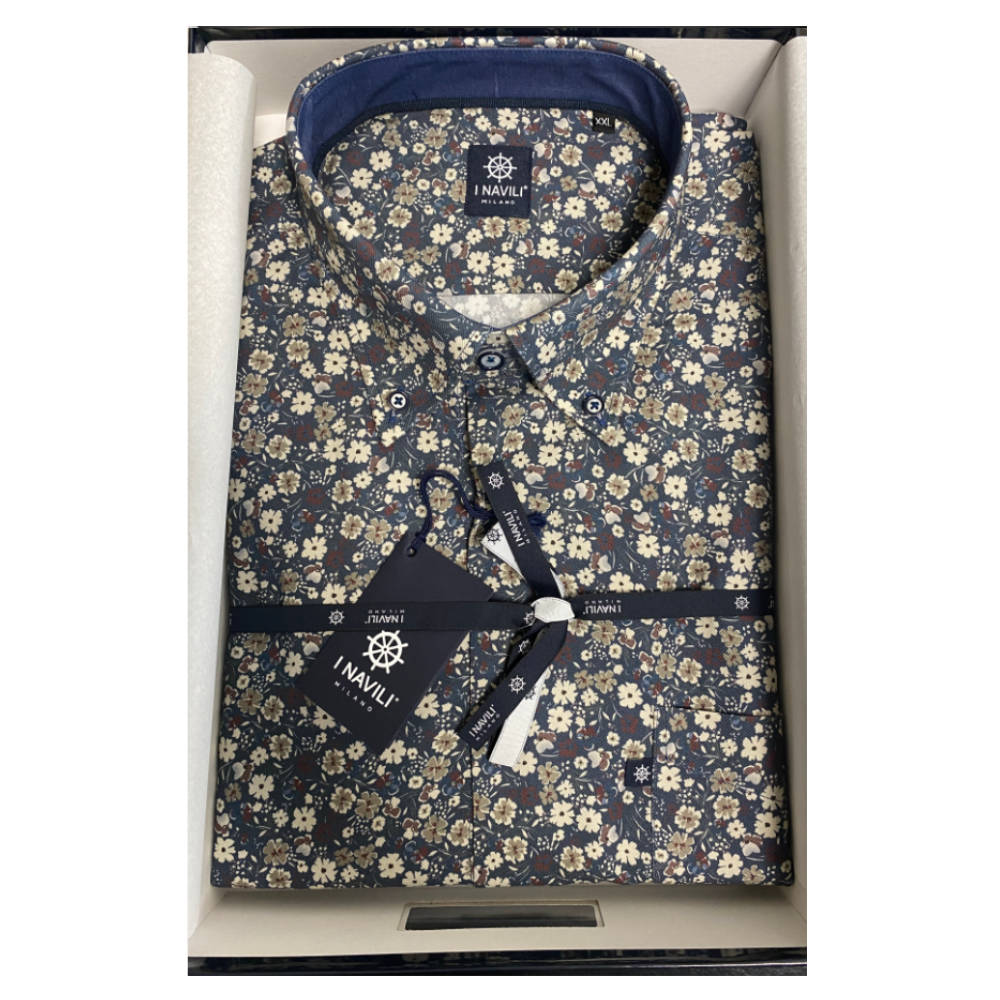 Navili - Chemise Lampedusa Bleu - XL