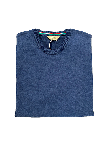 Galiffa - Pull Bleu Marine - Col rond - 3XL