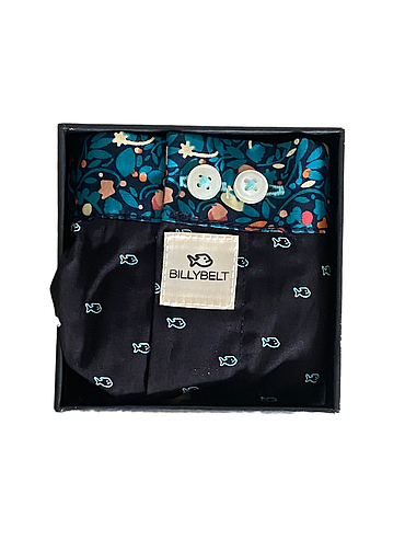 BillyBelt - Caleçon en coton bio - Billy Black - Taille M