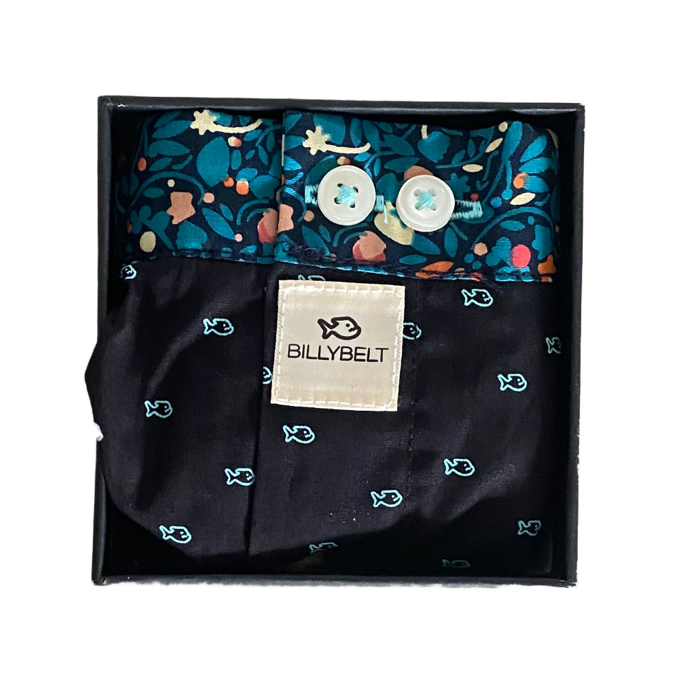 BillyBelt - Caleçon en coton bio - Billy Black - Taille L