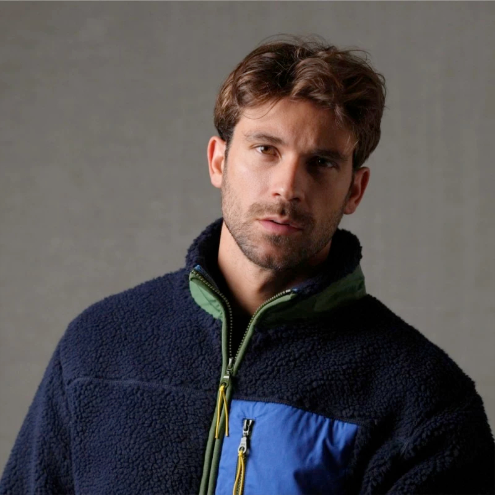 BillyBelt - Veste Sherpa - Marine - 2XL