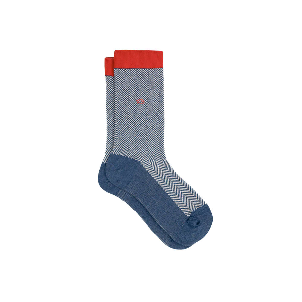 BillyBelt - Chevron combed cotton socks - Hellas