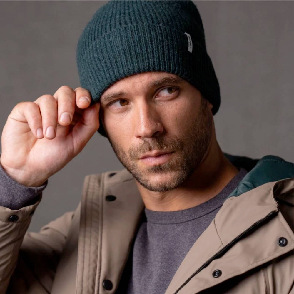 BillyBelt - Lambswool bonnet - Fir Green
