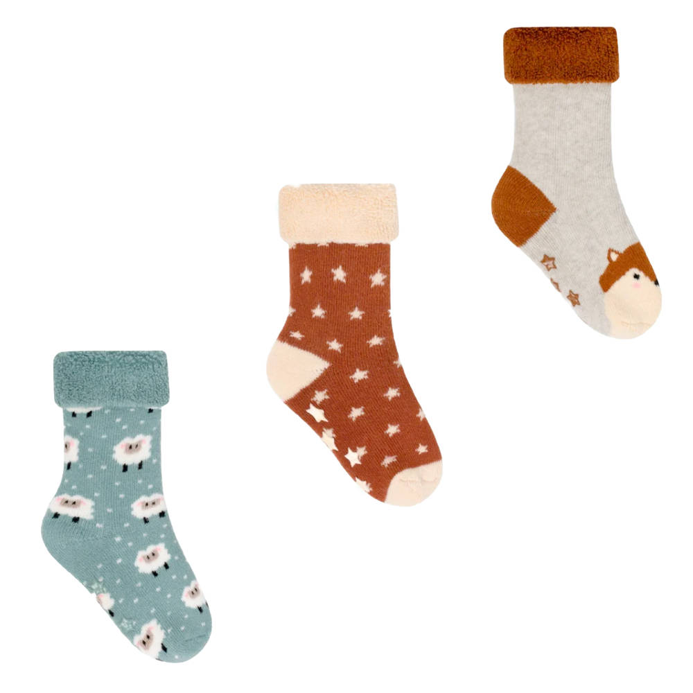 Cabaia - Pack de 3 Chaussettes Bébé - Autumn - 12/24 mois