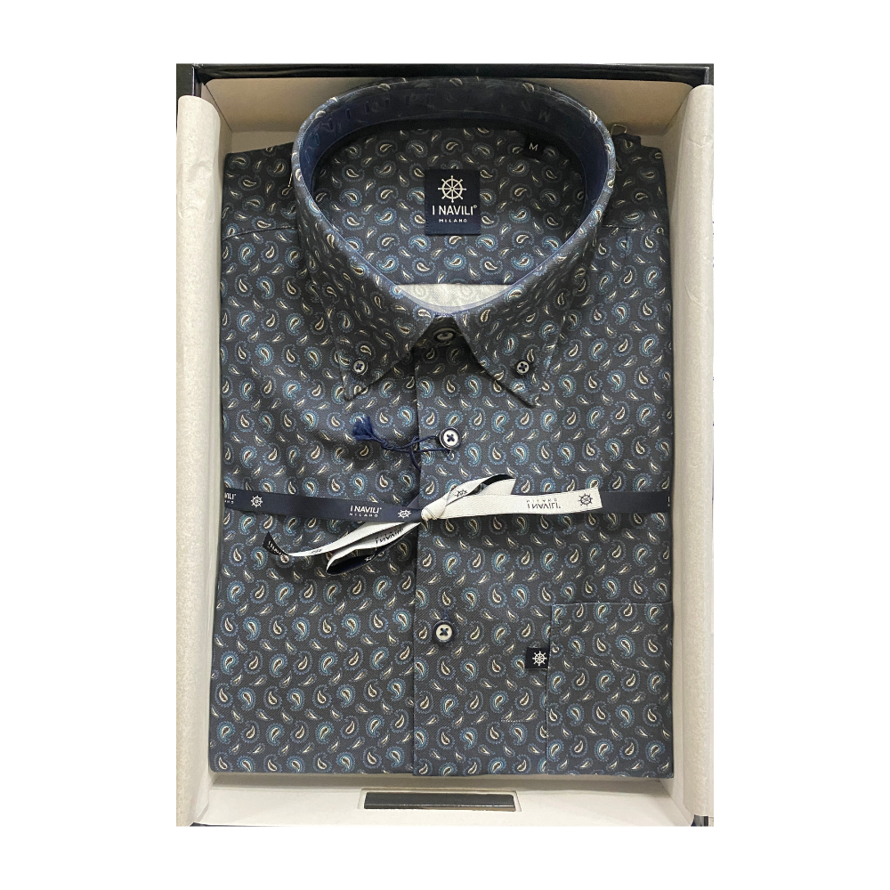 Navili - Chemise Gorgona Bleu - M