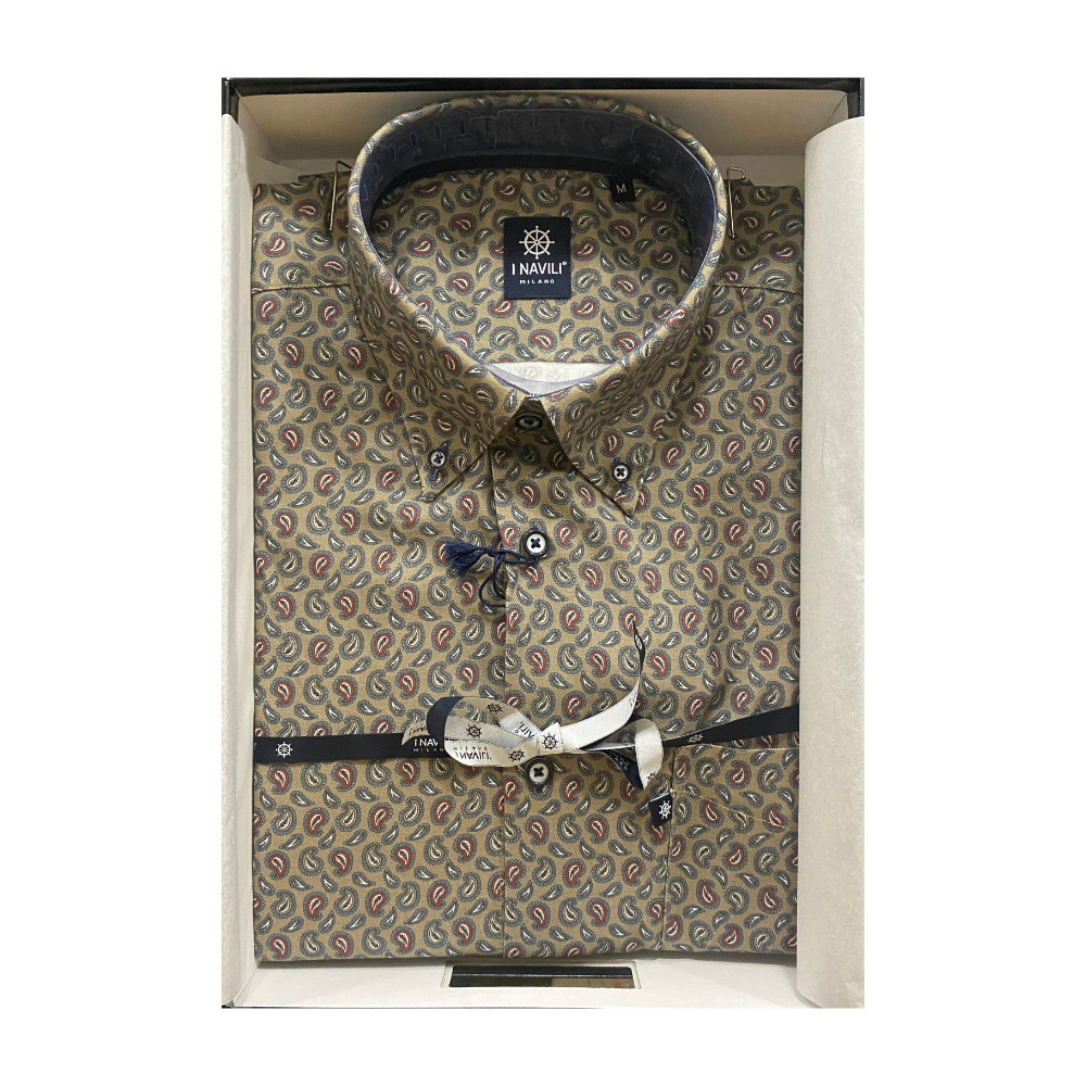 Navili - Brown Gorgona Shirt - L