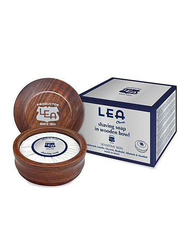 LEA - Shaving soap with wooden bowl - 100g