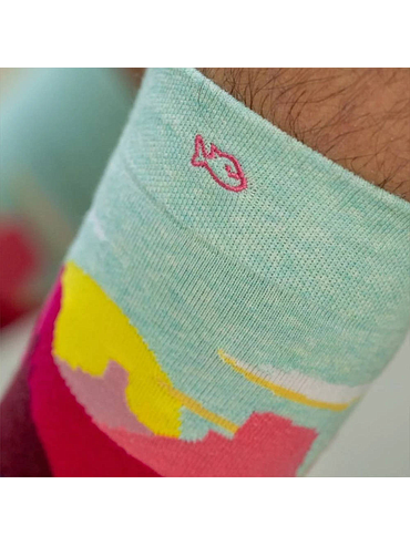 BillyBelt - Chaussettes en coton peigné à motifs - Brice Canyon