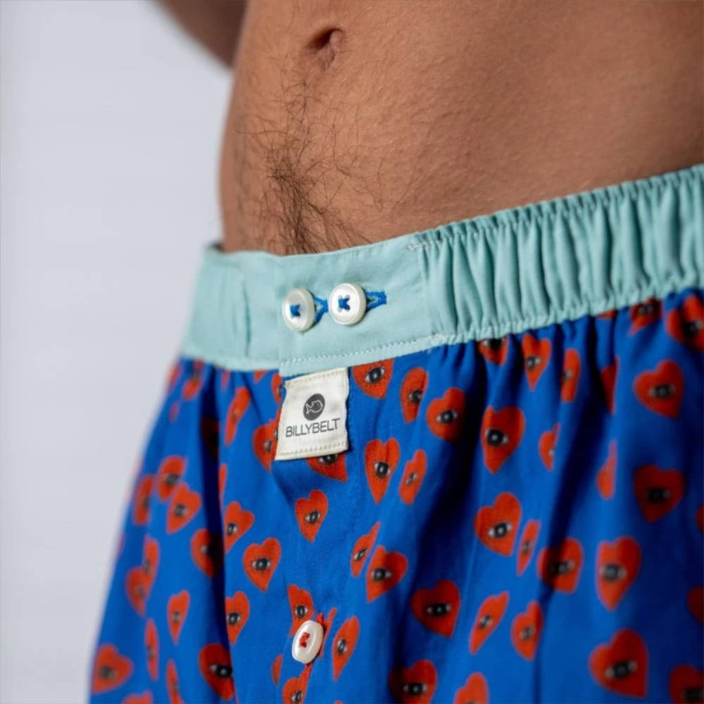 BillyBelt - Organic cotton boxer shorts - Australian - Size M