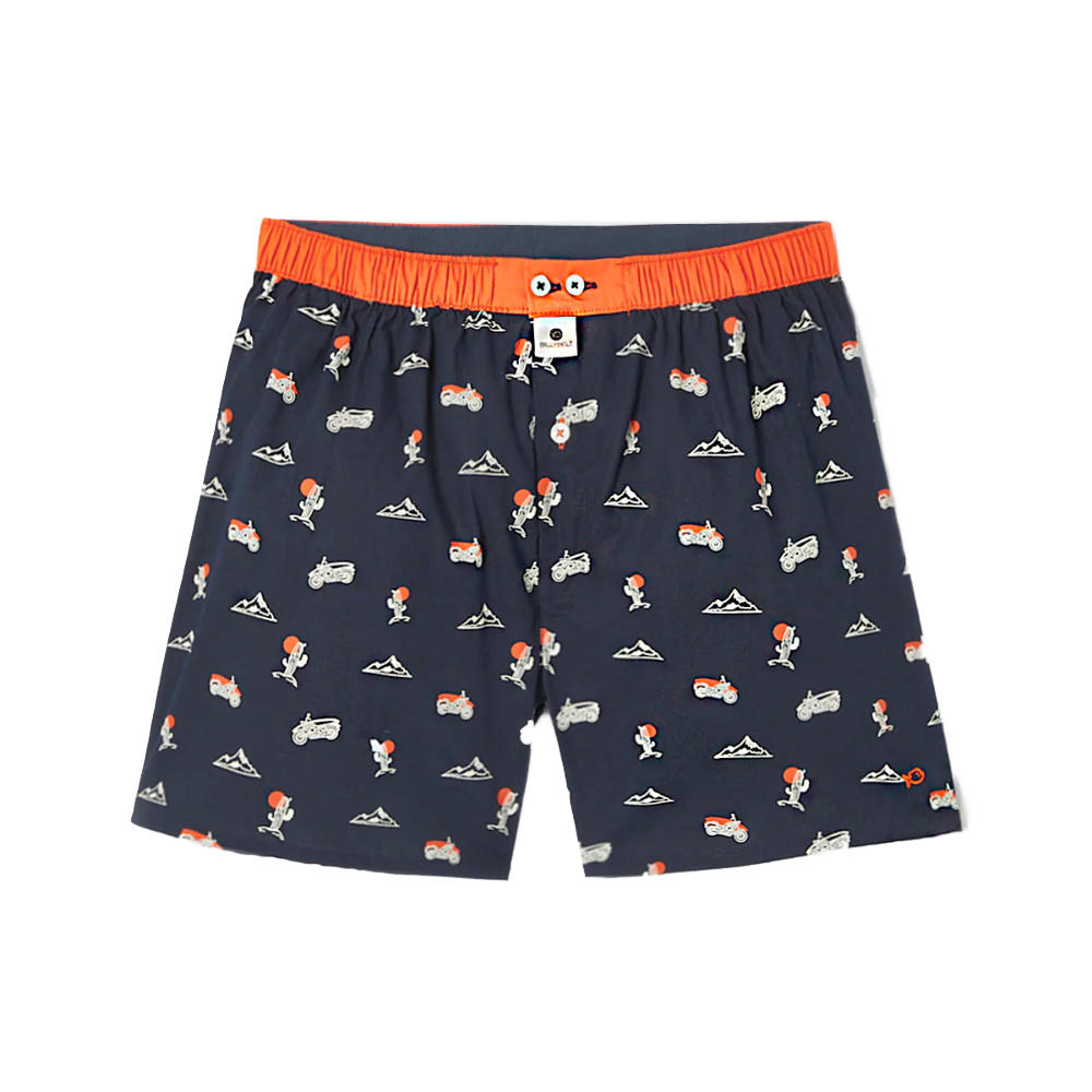 BillyBelt - Organic cotton boxer shorts - Roadtrip - Size M