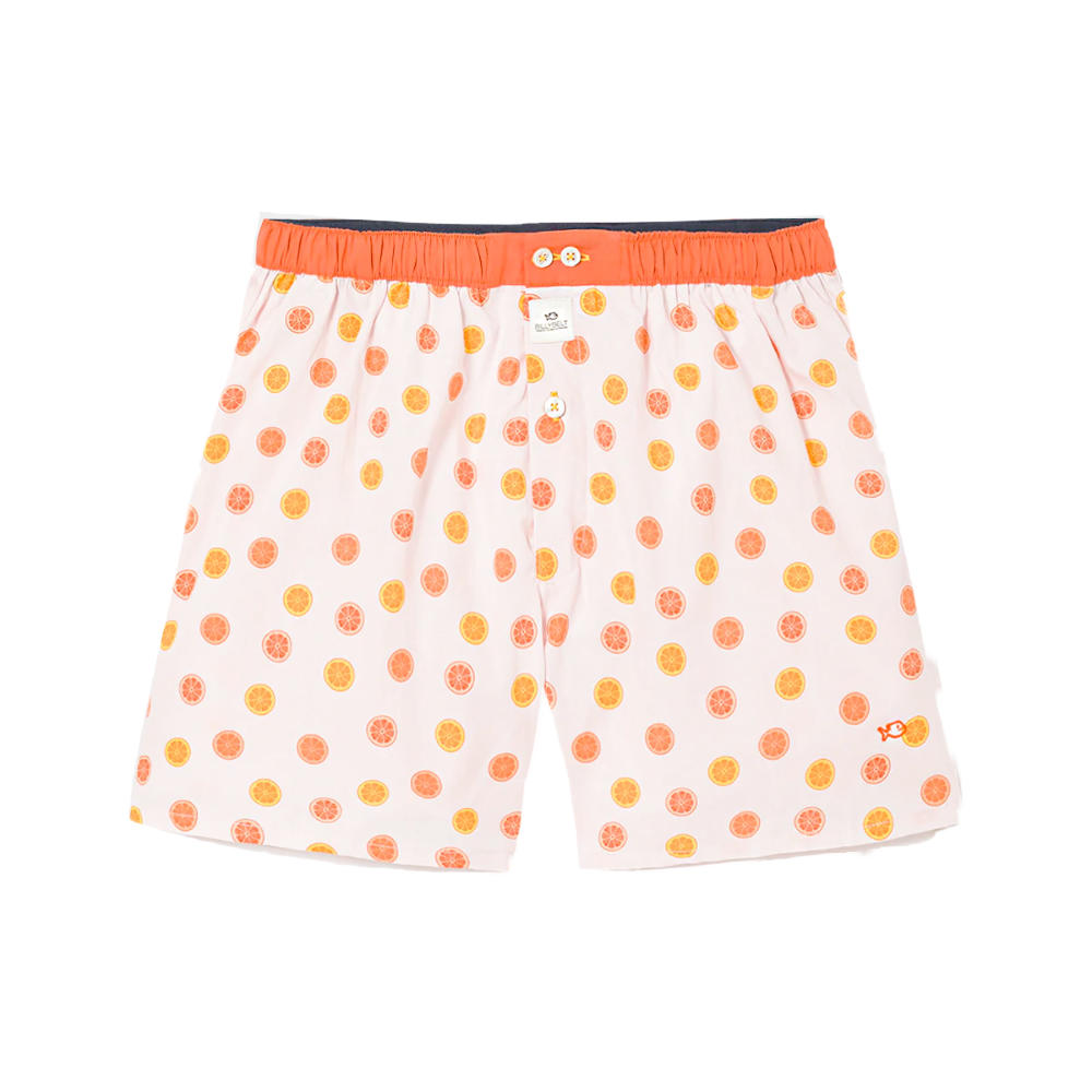BillyBelt - Organic cotton boxer shorts - Fruity orange - Size XL