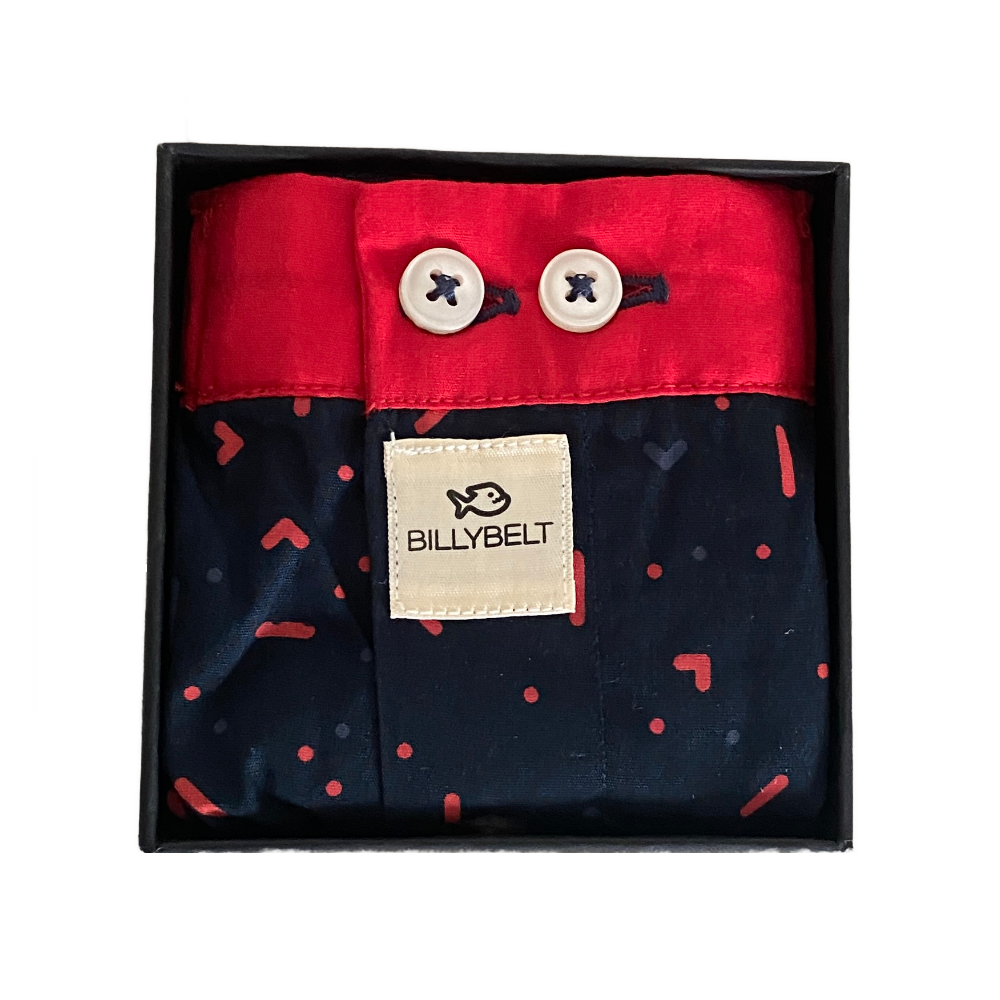 BillyBelt - Organic cotton boxer shorts - Fireworks - Size XL