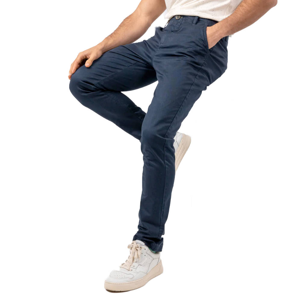 BillyBelt - Pantalon Chino Bleu Marine - 48