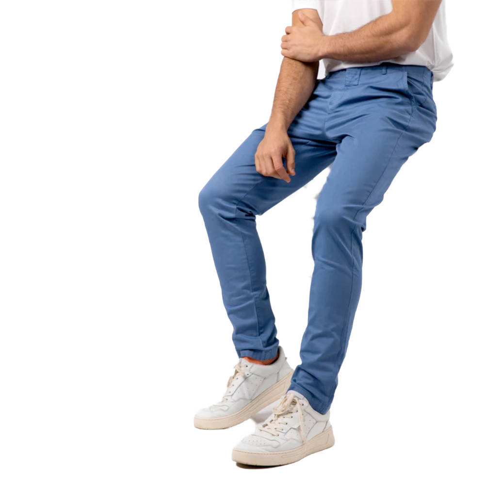 BillyBelt - Pantalon Chino Bleu glacier - 40