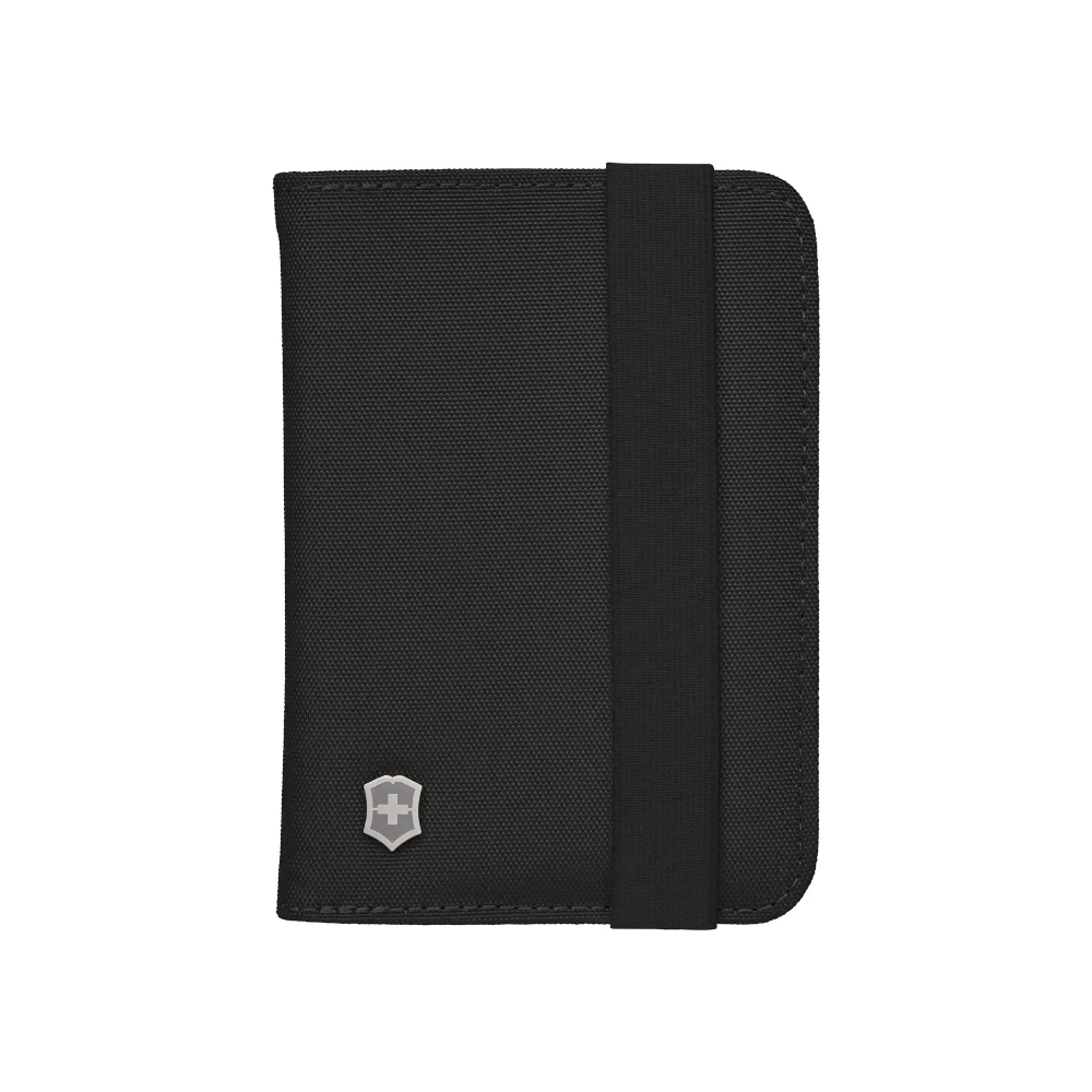 Victorinox - Étui pour passeport avec protection RFID - Black