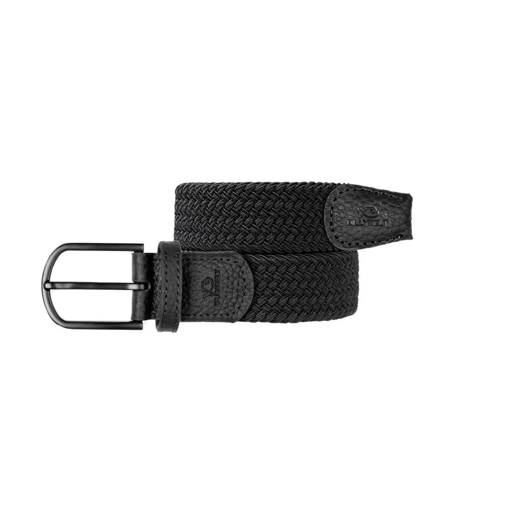 Billybelt - Ceinture tressée élastique - All black - Taille 1