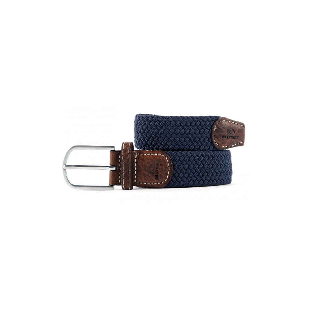 Billybelt - Ceinture tressée élastique - Bleu Ardoise - Taille 2