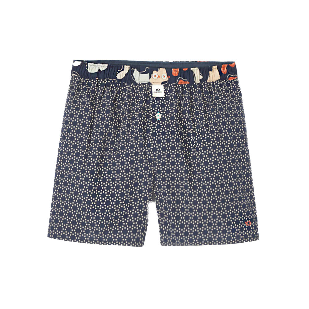 BillyBelt - Caleçon en coton bio - Dots circle - Taille 2XL