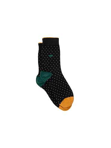 BillyBelt - Chaussettes en coton peigné Square - Poivre